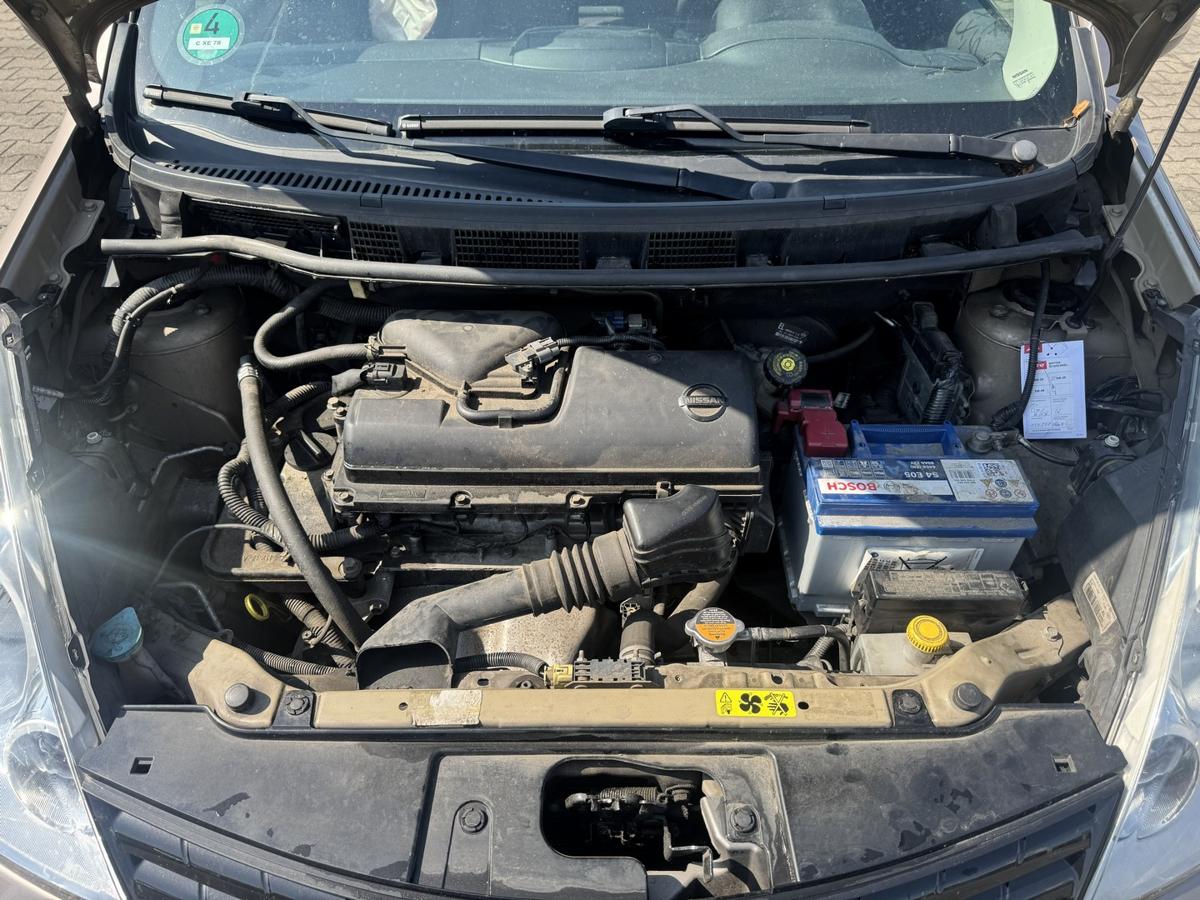 Nissan Note 1 E11 Bj.2011 original Motor 1,4 65kw CR14DE 5G Schalter Motor l&auml;uft
